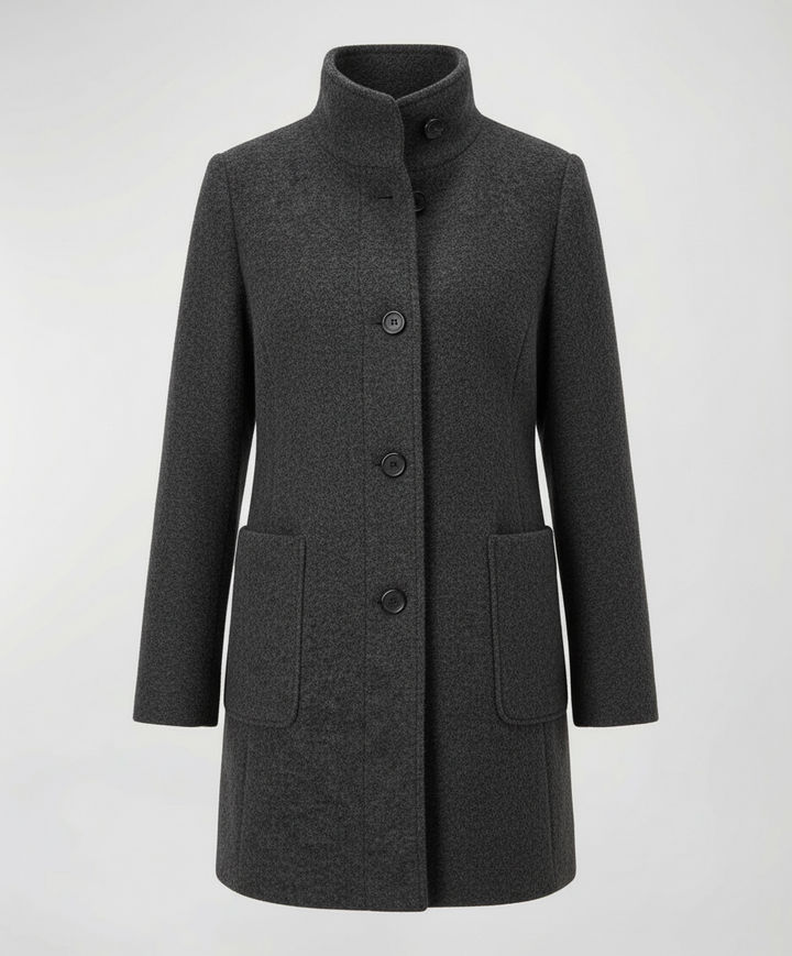 Eleganter Vintage Wollmantel Damen | Echoarchiv
