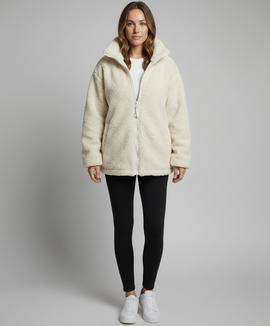 Herren Oversized Fleecejacke Warm | Echoarchiv