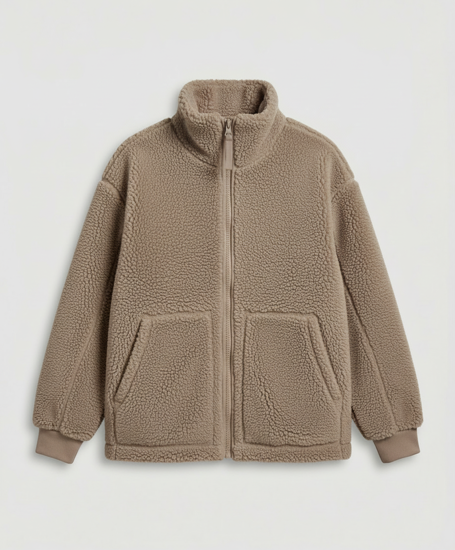 Herren Oversized Fleecejacke Warm | Echoarchiv