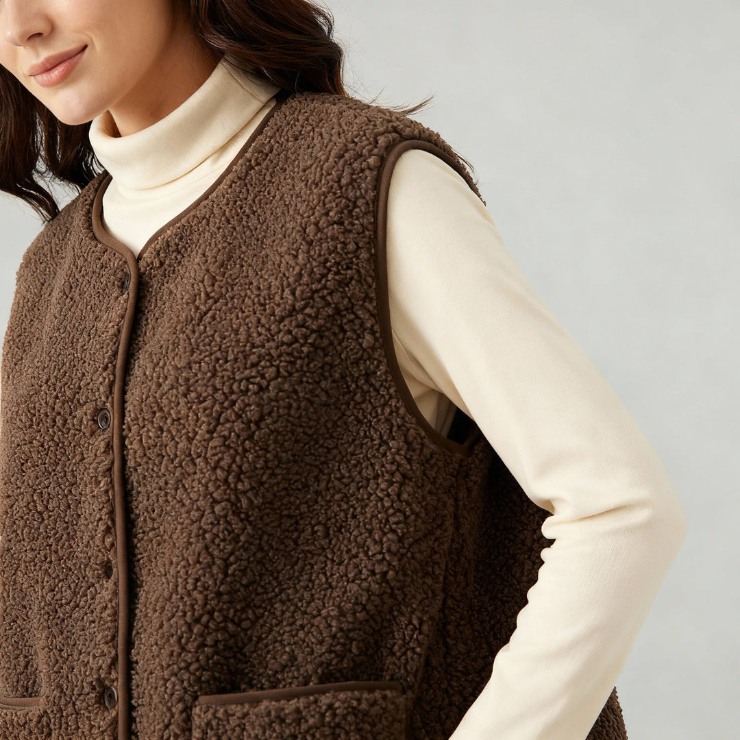 Winter Warme Elegante Fleece Weste Damen | Echoarchiv