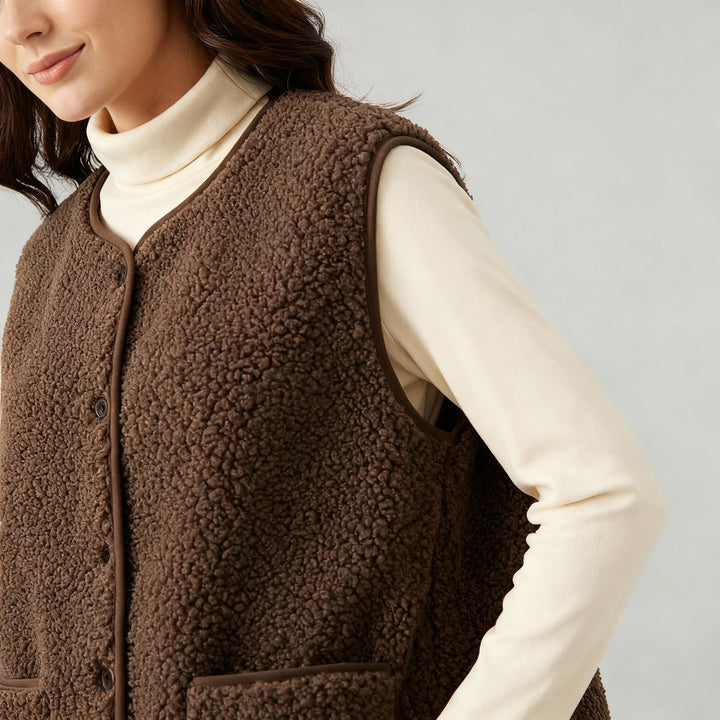 Winter Warme Elegante Fleece Weste Damen | Echoarchiv