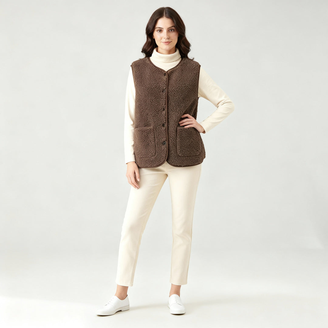 Winter Warme Elegante Fleece Weste Damen | Echoarchiv