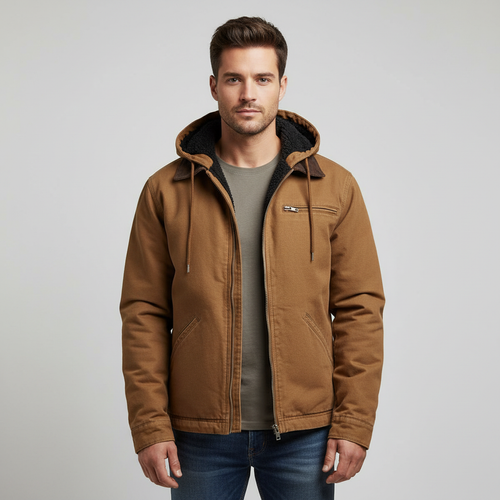 Funktionale Wasserdichte Outdoor Winterparka Jacke Mit Kapuze Polyester | Echoarchiv