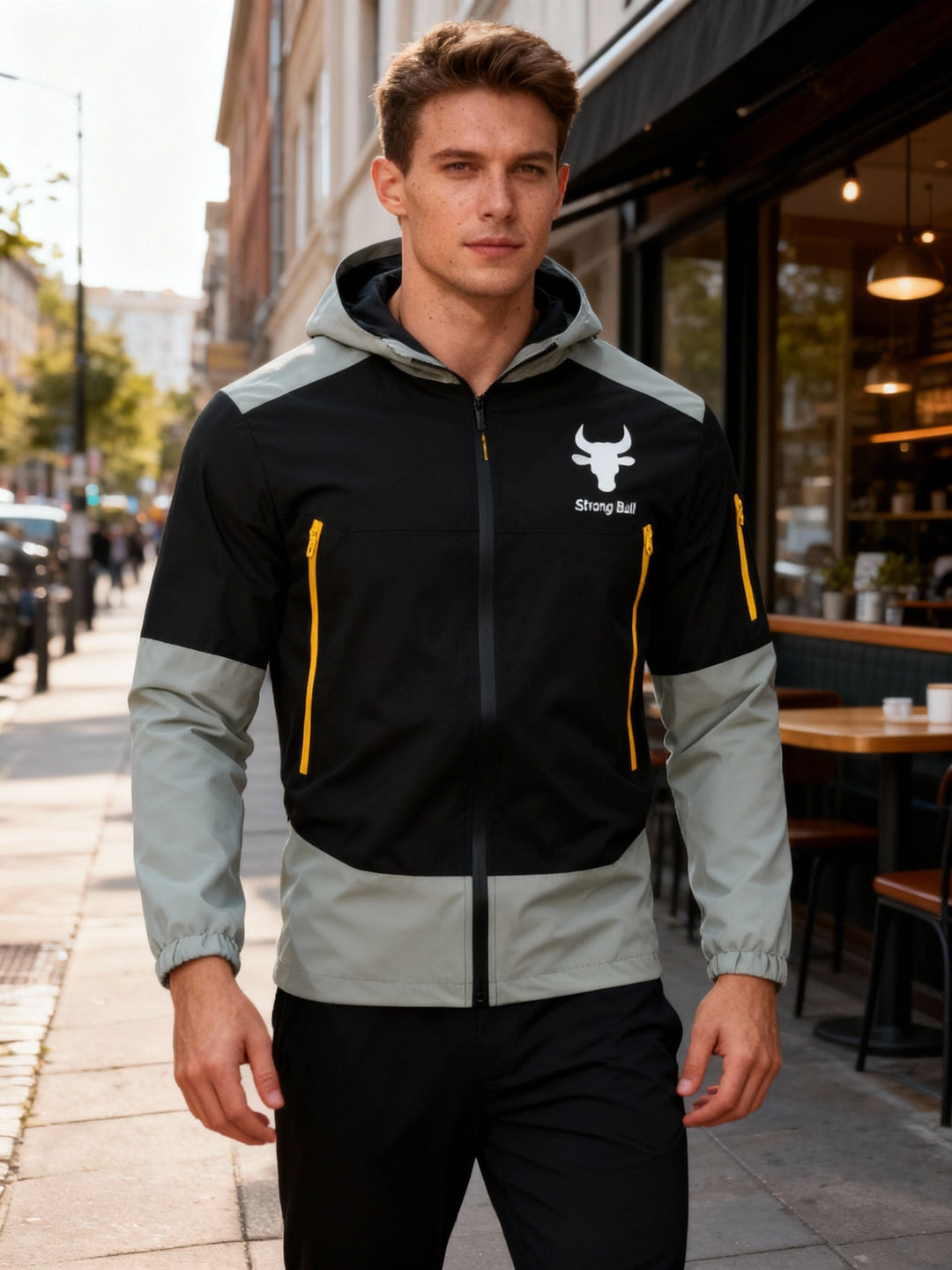 Herren funktionale Outdoor-Jacke Echoarchiv