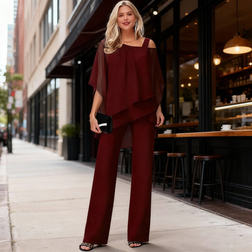 Luxus-Chiffon-Set für Elegante Abende
