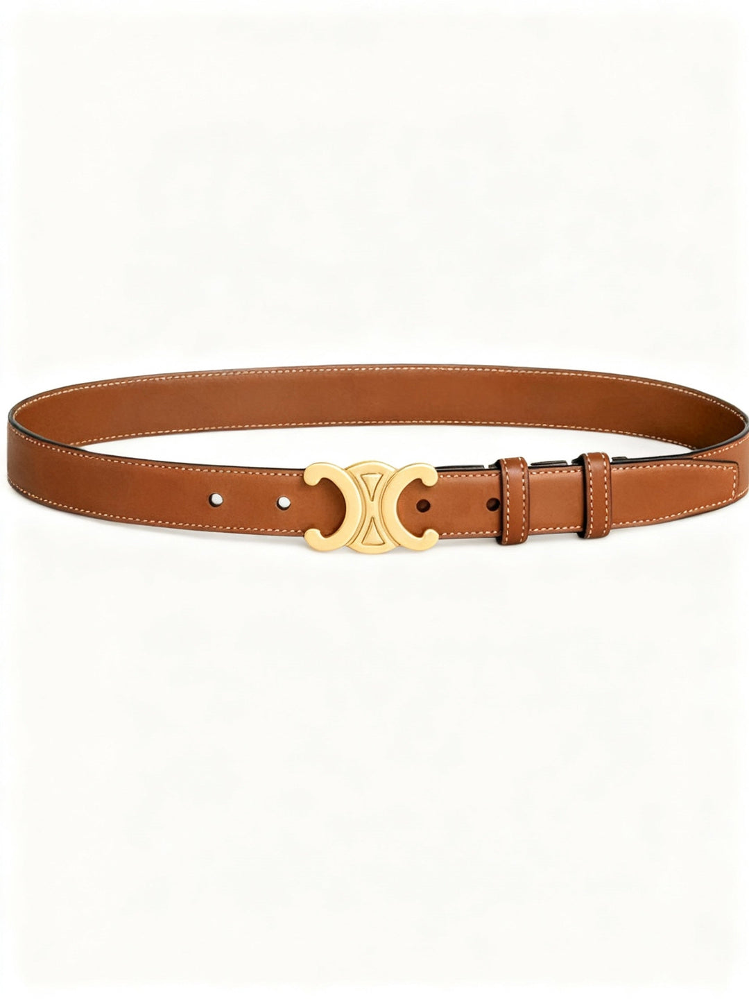 Echoarchiv | Eleganter Damen Gürtel mit Goldener Schnalle – Veganes Leder & Zeitloses Design