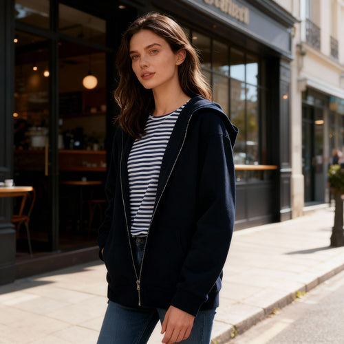 Moderne Damenjacke mit Kapuze für Stil und Komfort – Célinea