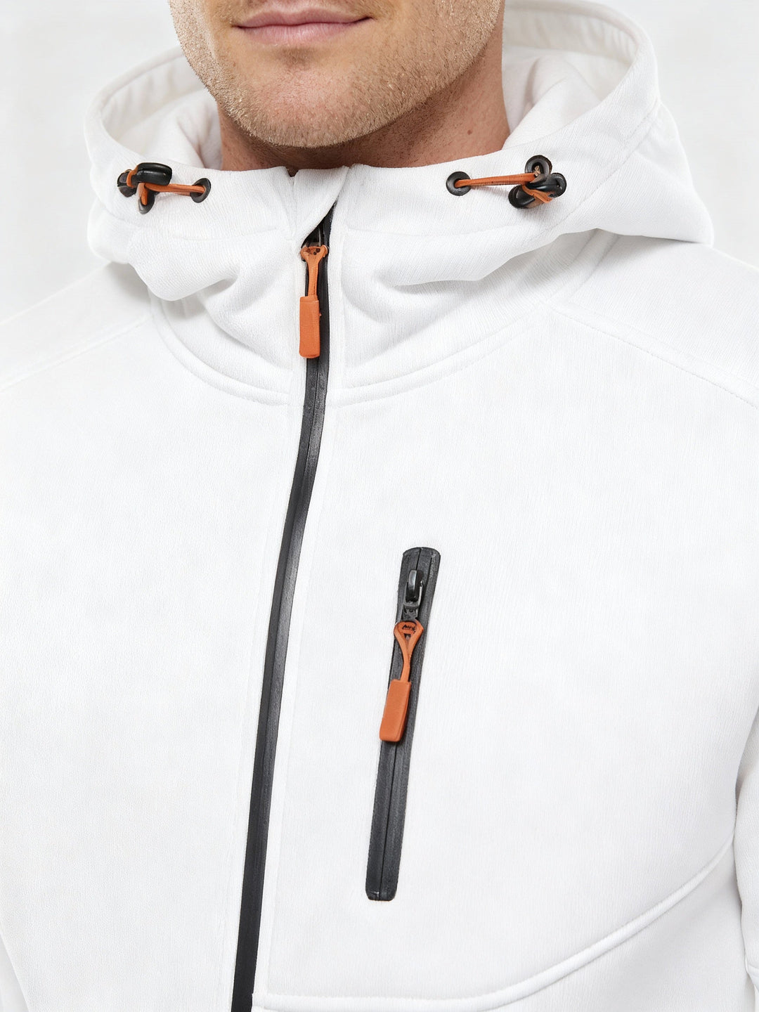 Herren Hoodie Mit Reißverschluss – Cavarno
