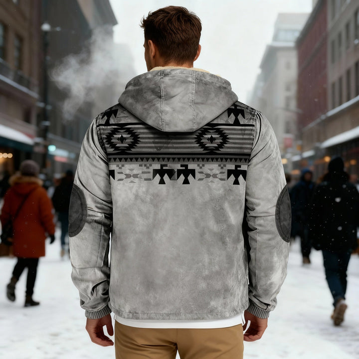 Echoarchiv | Kapuzenjacke mit Tribal Print