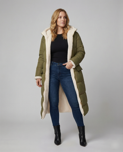Damen Reversible Winterjacke