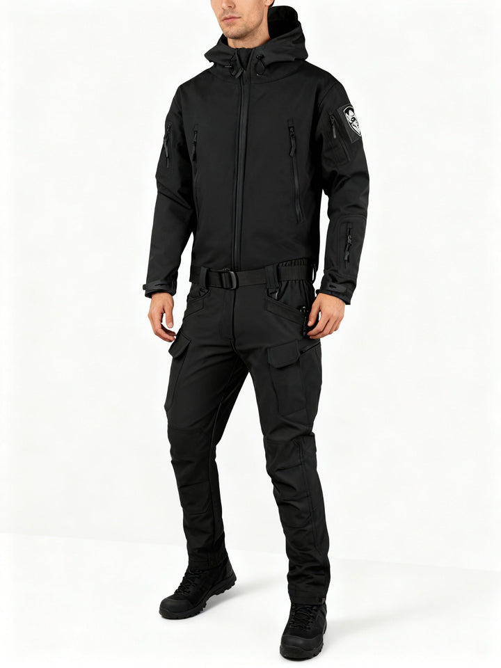 Herren multifunktionale Jacke mit Fleece-Innenfutter und Reißverschluss – Echoarchiv