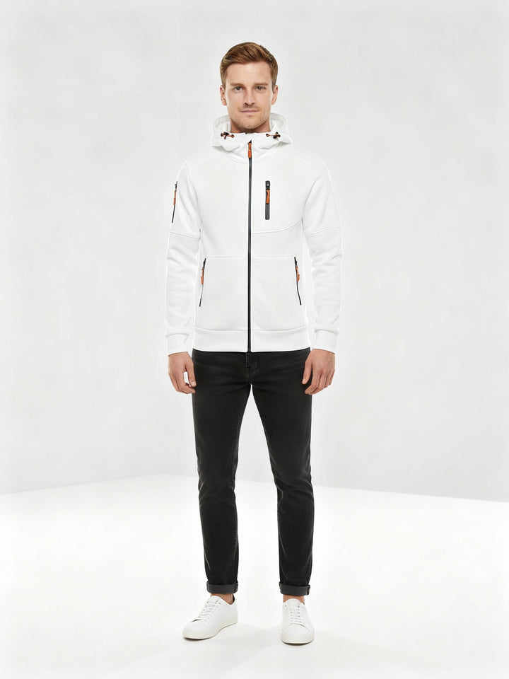 Herren Hoodie Mit Reißverschluss – Cavarno