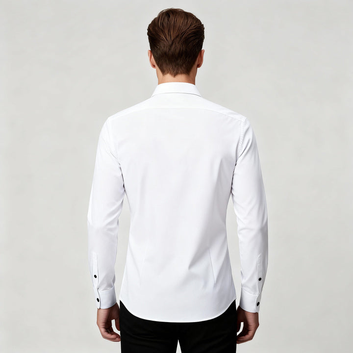 Bügelfreies Stretch Hemd Herren Slim Fit | Echoarchiv