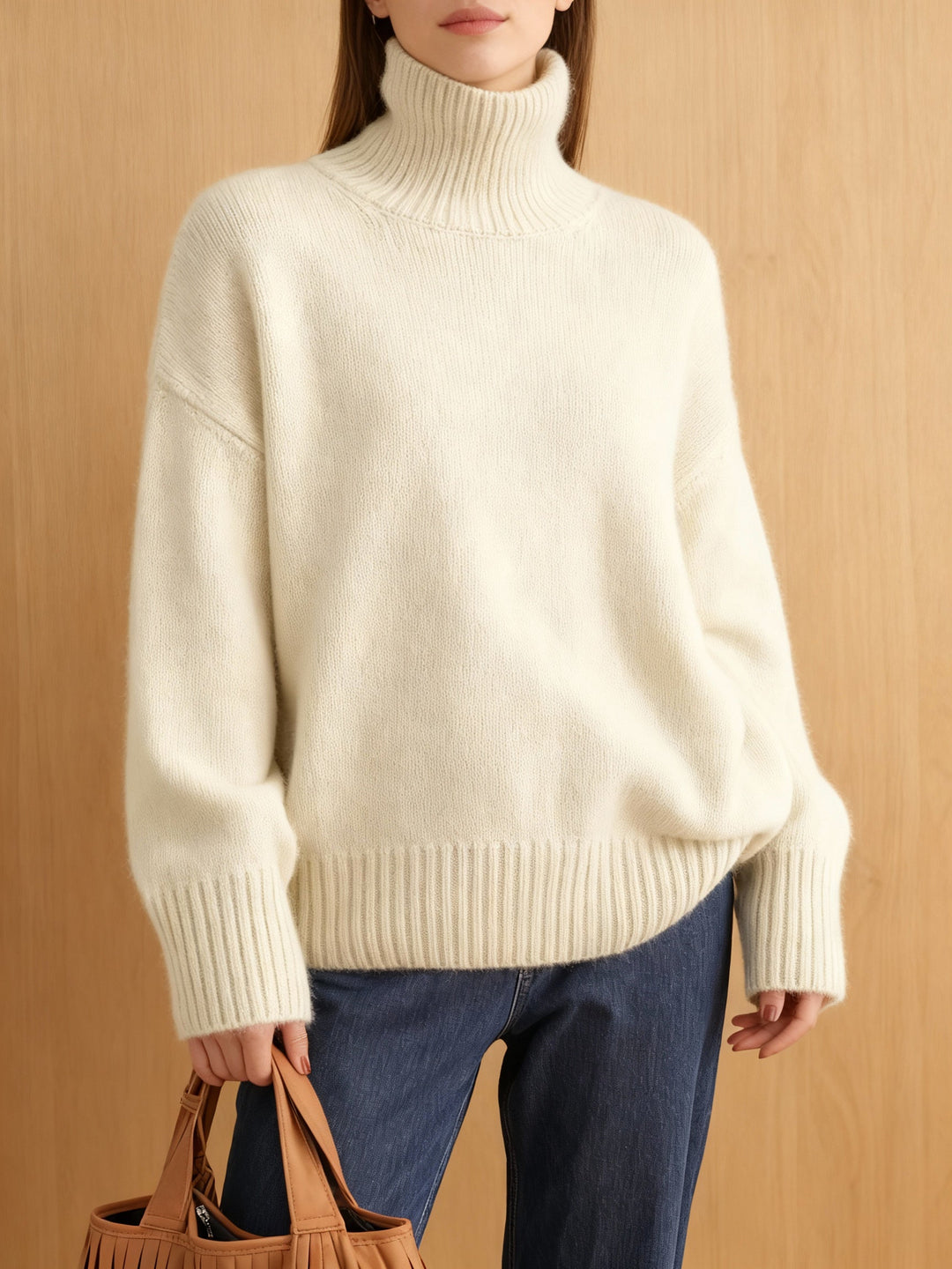 Damen Rollkragenpullover LinEchoarchiv | Echoarchiv