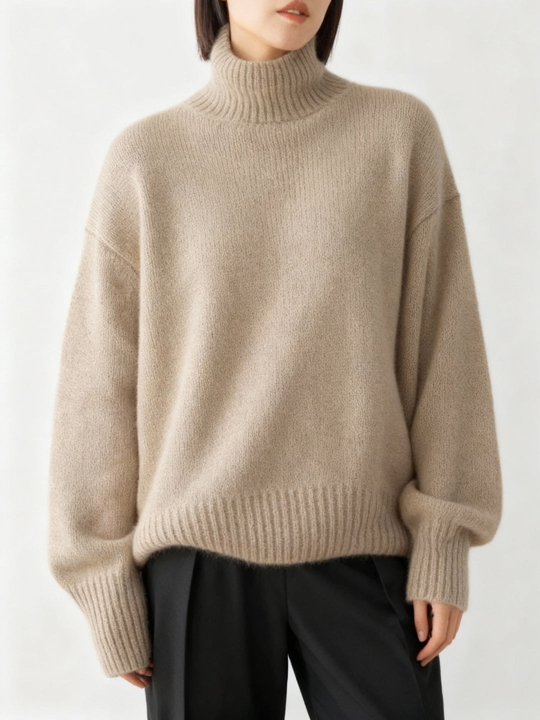 Damen Rollkragenpullover LinEchoarchiv | Echoarchiv