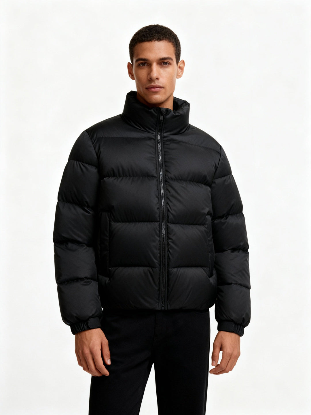 Herren Pufferjacke aus Entenfedern mit Wärme & Kapuze | Echo Archiv