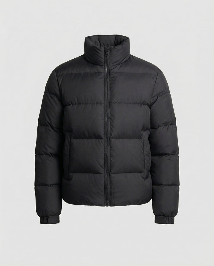 Herren Pufferjacke aus Entenfedern mit Wärme & Kapuze | Echo Archiv