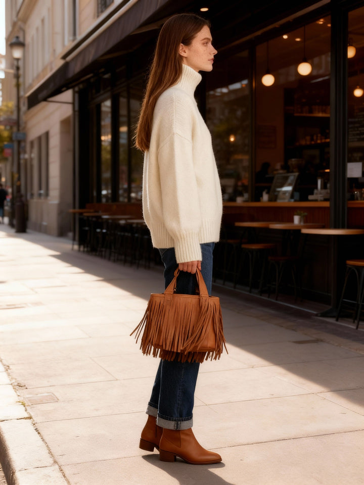 Damen Rollkragenpullover LinEchoarchiv | Echoarchiv