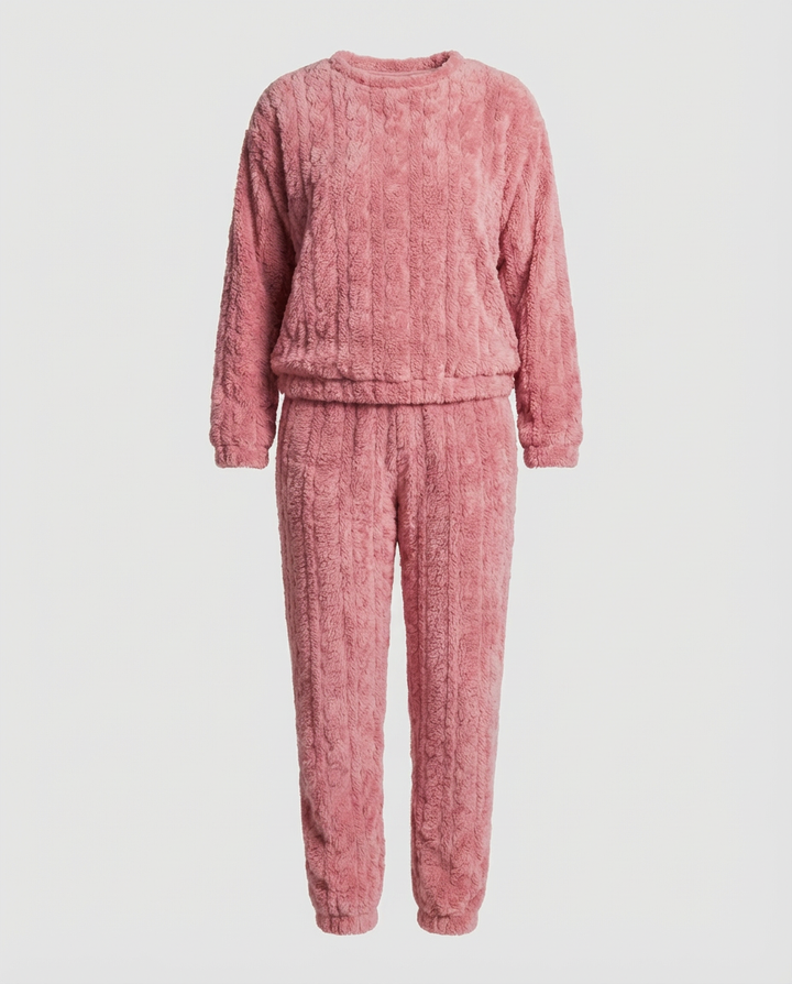 Kuscheliges Damen Fleece-Pyjama-Set | Echoarchiv