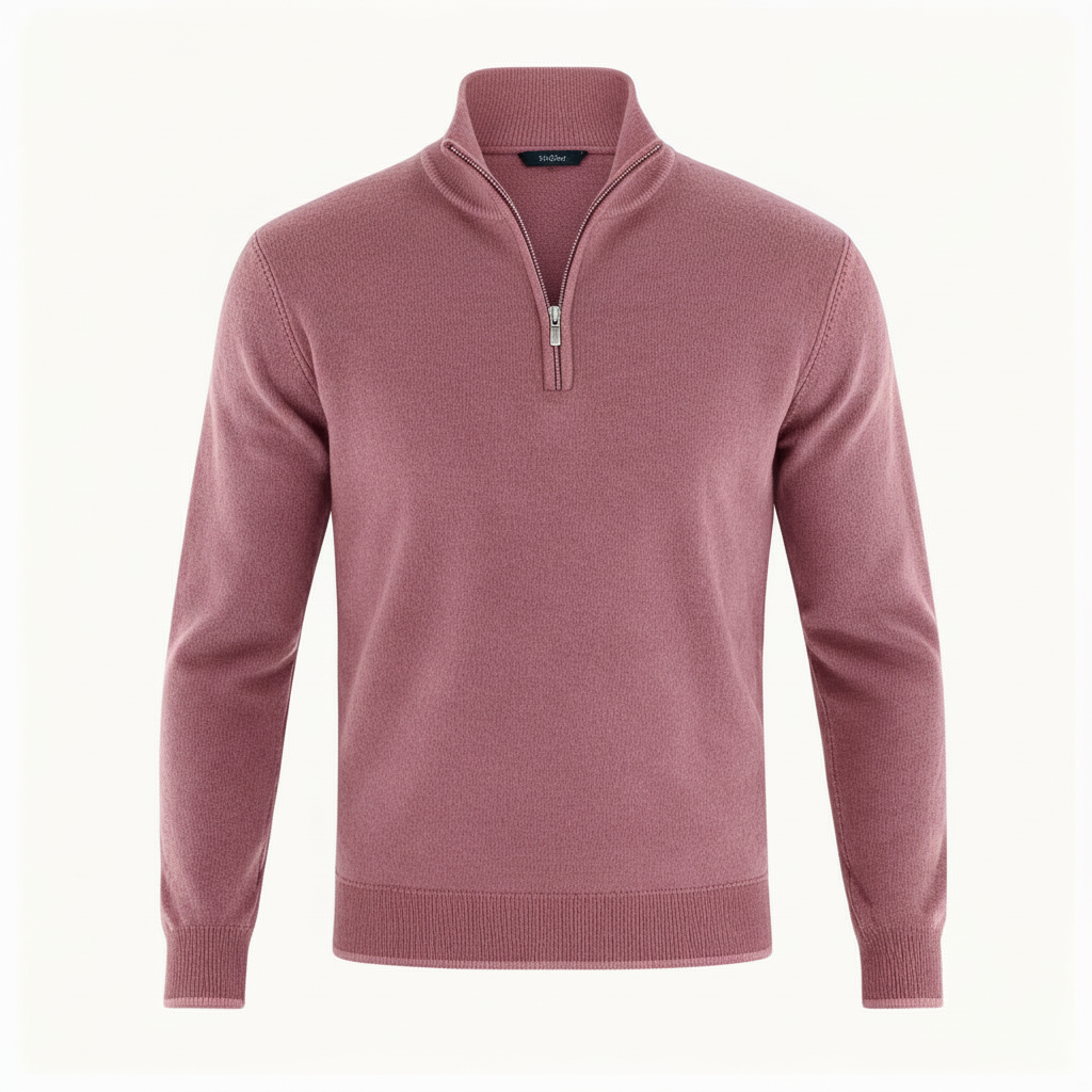 Eleganter Merino Komfort Pullover Damen Reißverschluss Moderne Strickware | Echoarchiv