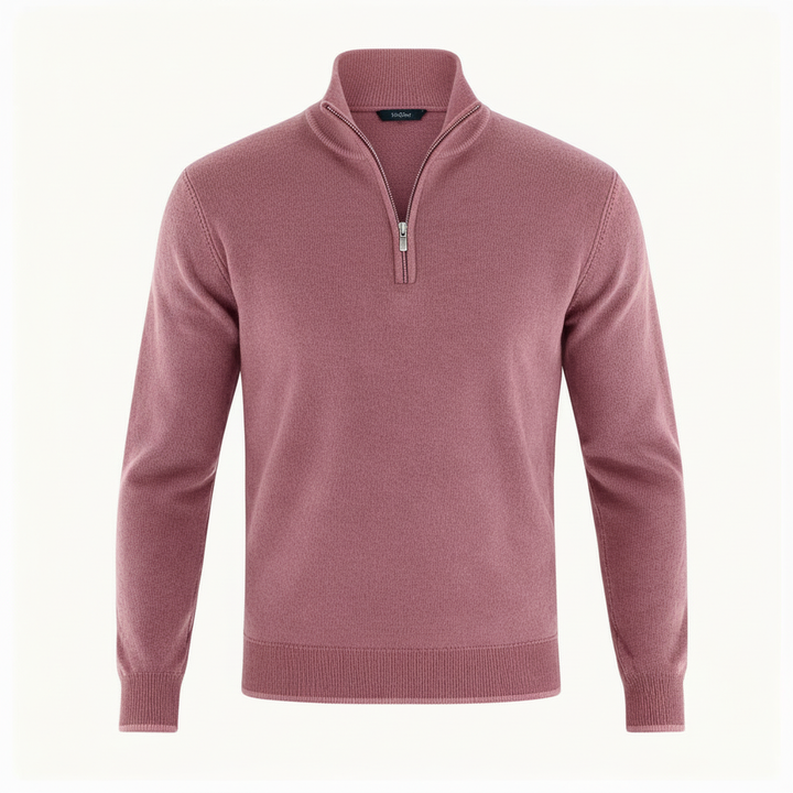 Eleganter Merino Komfort Pullover Damen Reißverschluss Moderne Strickware | Echoarchiv