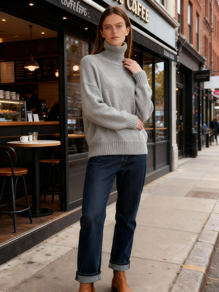 Damen Rollkragenpullover LinEchoarchiv | Echoarchiv
