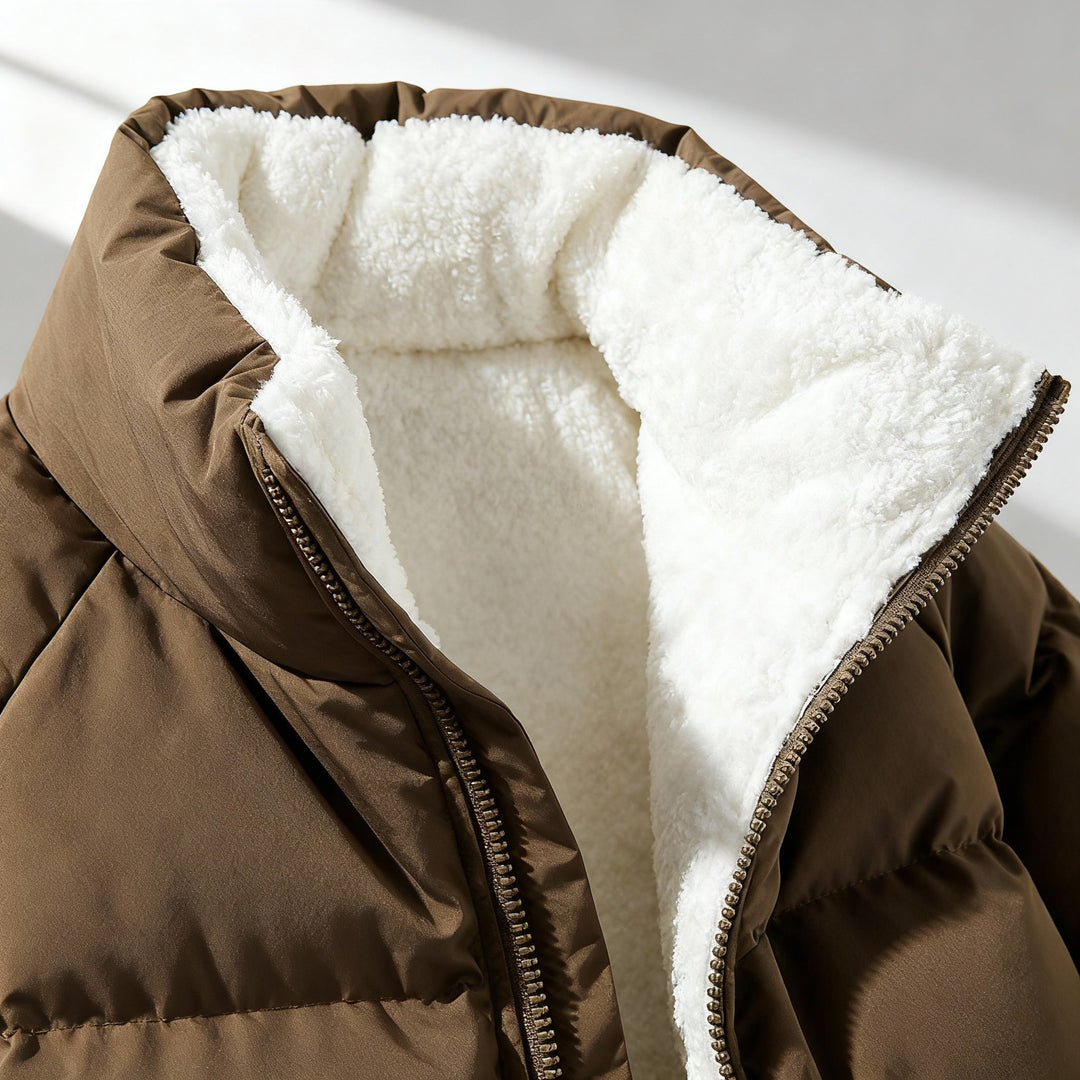 Warm Fleecegefüttert Leicht Pufferjacke Damen | Echoarchiv