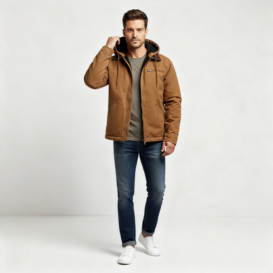 Funktionale Wasserdichte Outdoor Winterparka Jacke Mit Kapuze Polyester | Echoarchiv