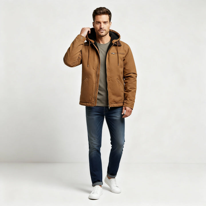 Funktionale Wasserdichte Outdoor Winterparka Jacke Mit Kapuze Polyester | Echoarchiv