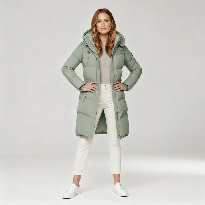 Luxuriöse Isolierte Jacke Damen Komfort Warme Jacke Baumwolle | Heidi-Mode