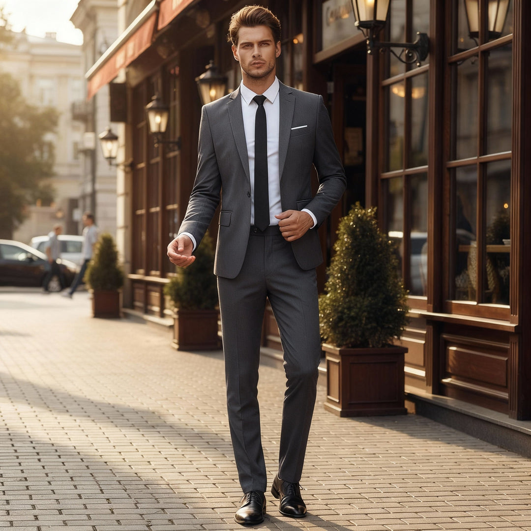 Echoarchiv | Herren Business Anzug 2-teilig – Sakko & Hose