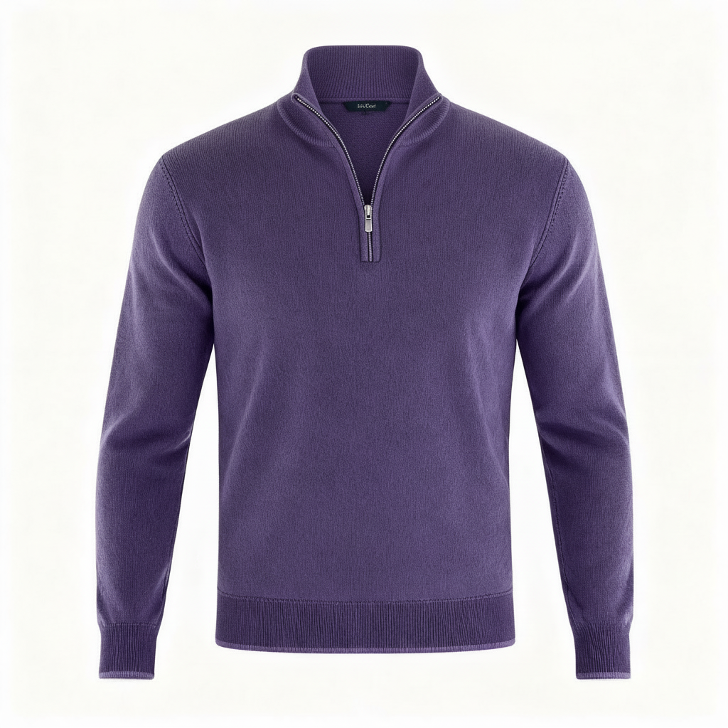 Eleganter Merino Komfort Pullover Damen Reißverschluss Moderne Strickware | Echoarchiv