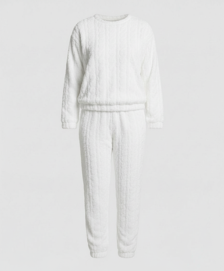 Kuscheliges Damen Fleece-Pyjama-Set | Echoarchiv