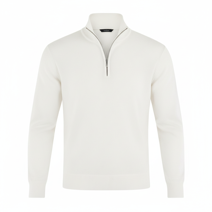 Eleganter Merino Komfort Pullover Damen Reißverschluss Moderne Strickware | Echoarchiv