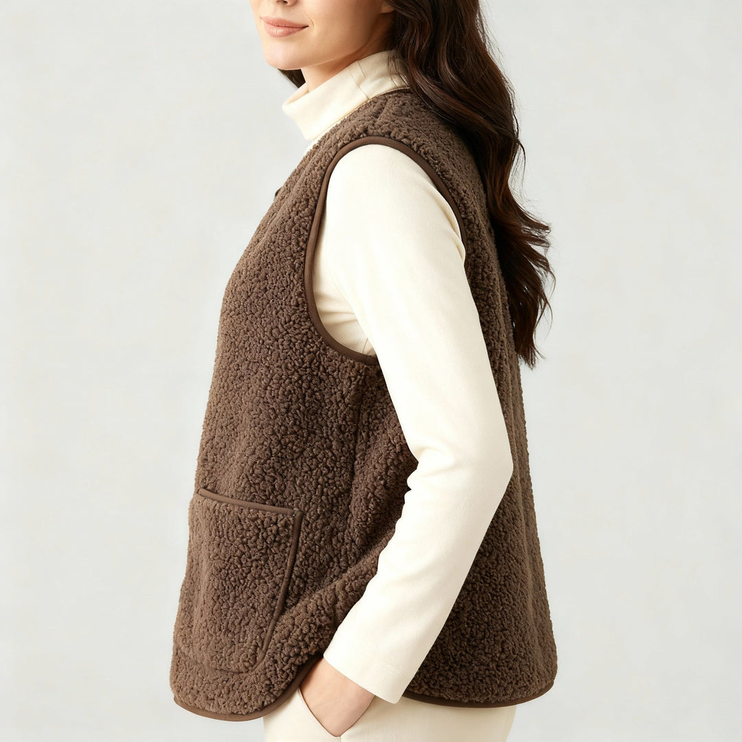 Winter Warme Elegante Fleece Weste Damen | Echoarchiv