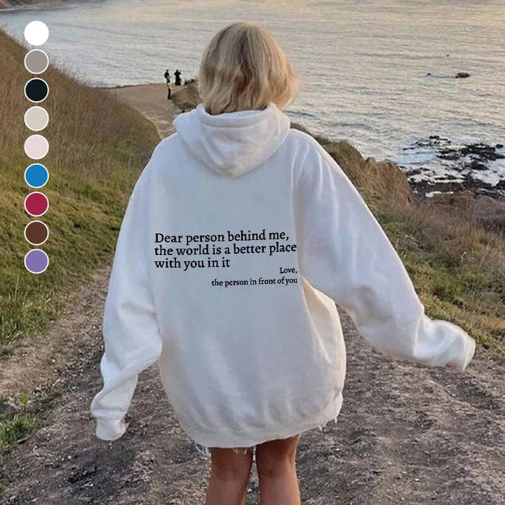 Echoarchiv | "DEchoarchivr Person Behind Me" Hoodie