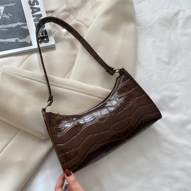 Echoarchiv | Damen-Umhängetasche Im Retro-Stil Aus Leder