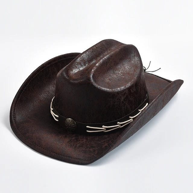 Echoarchiv - Cowboyhut mit Knochenperlenbesatz