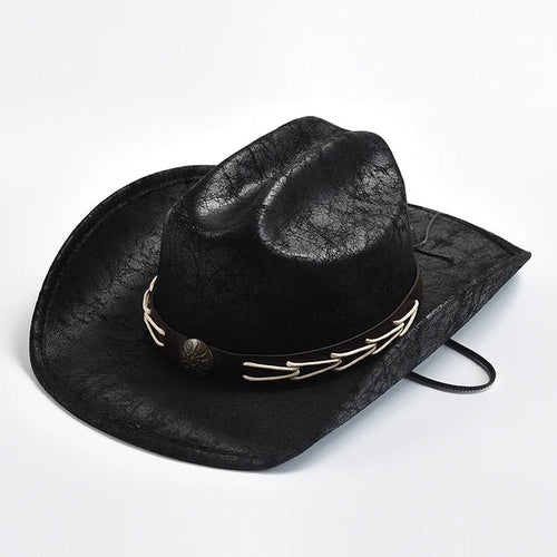 Echoarchiv - Cowboyhut mit Knochenperlenbesatz