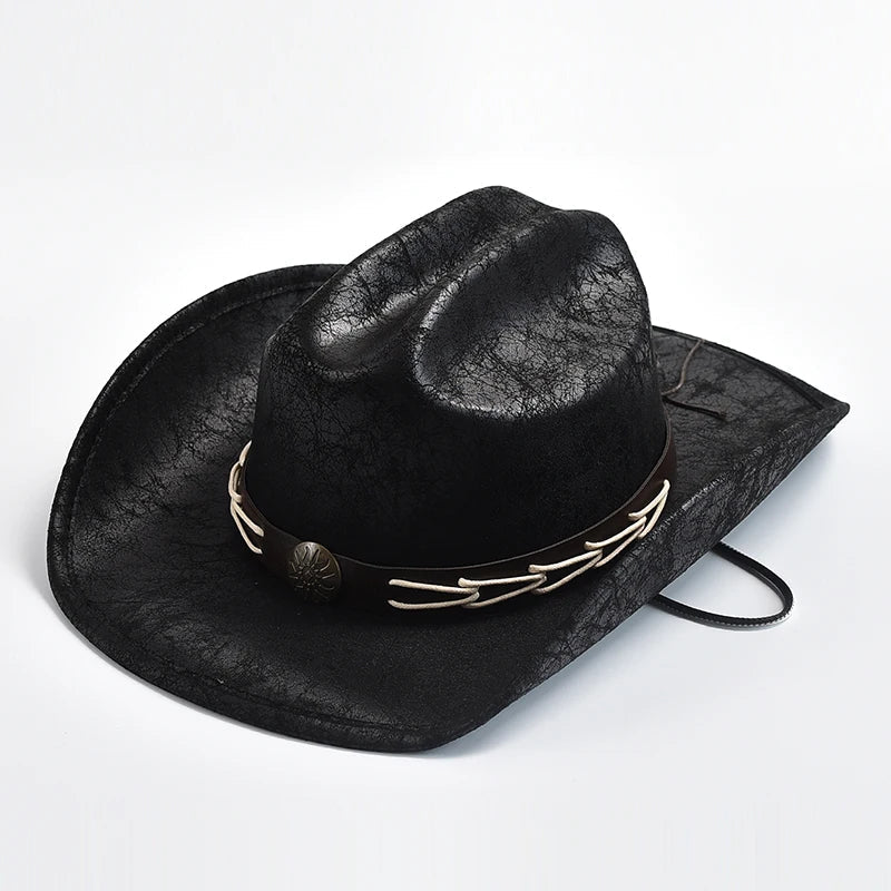 Echoarchiv - Cowboyhut mit Knochenperlenbesatz