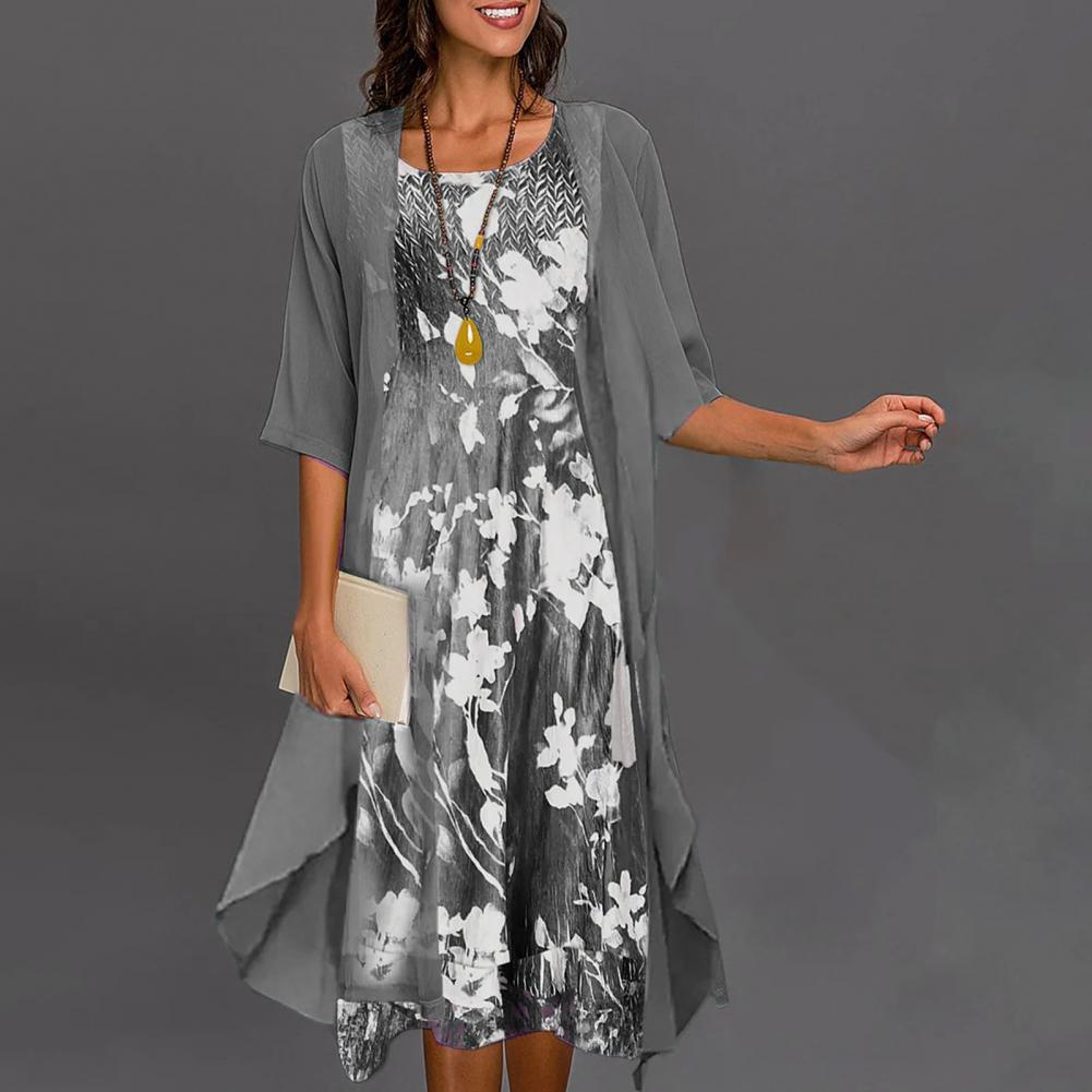 Damen Kleid - Sommer Elastisch