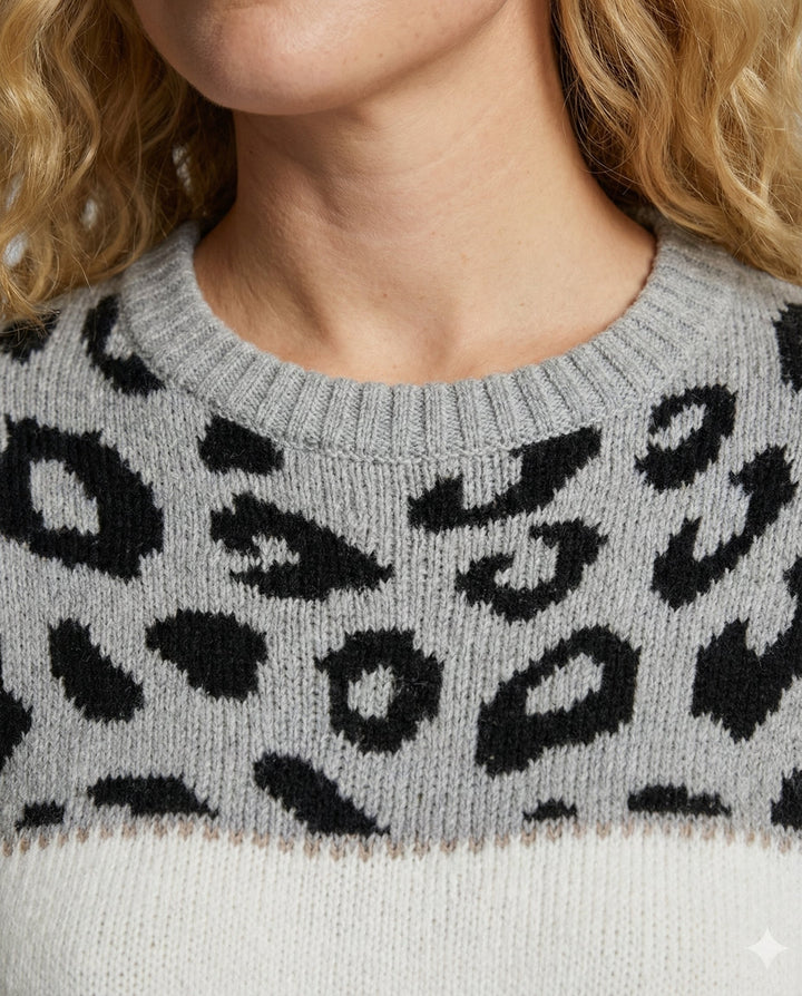 Trendiger Damen Pullover Druck | Echoarchiv