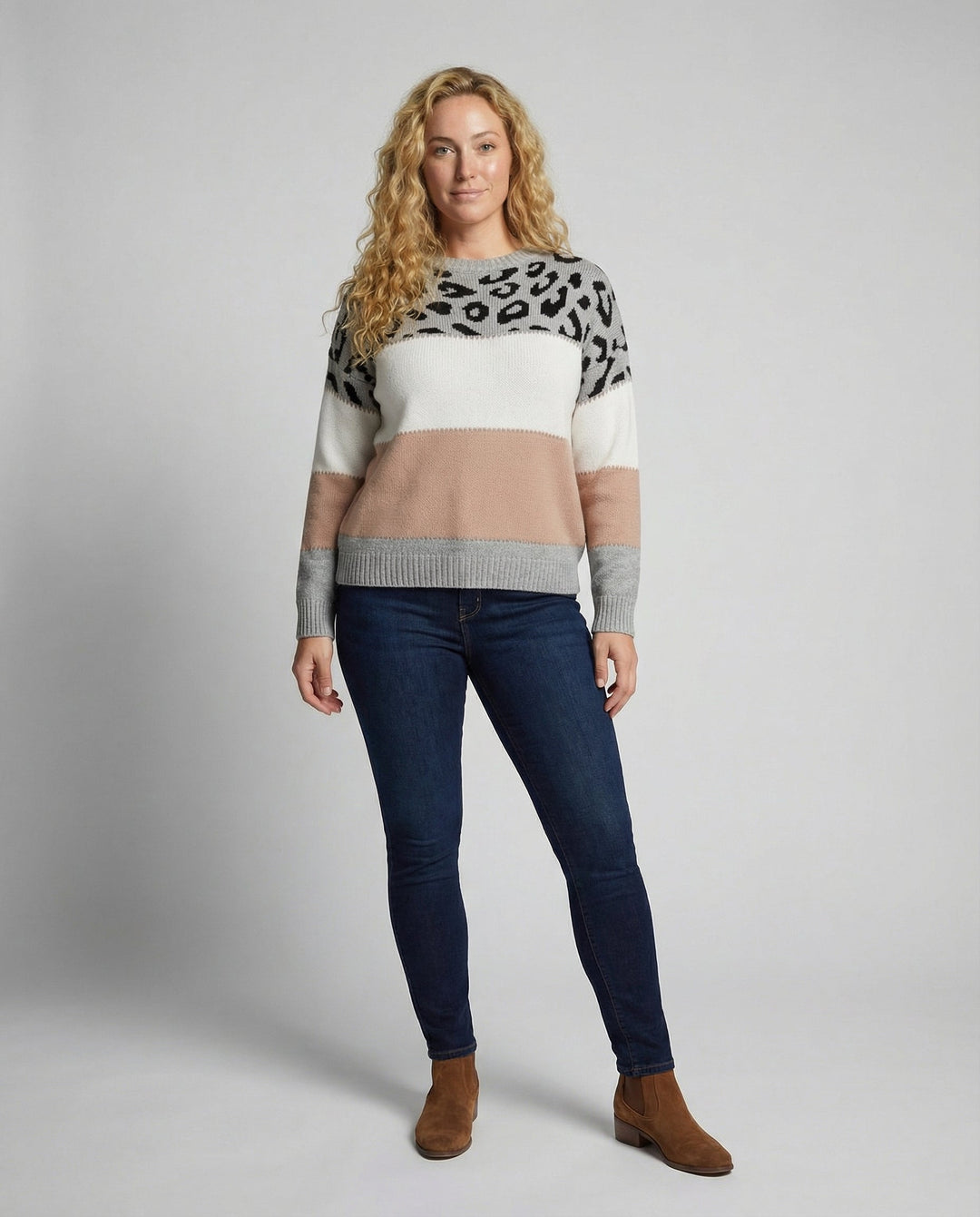 Trendiger Damen Pullover Druck | Echoarchiv