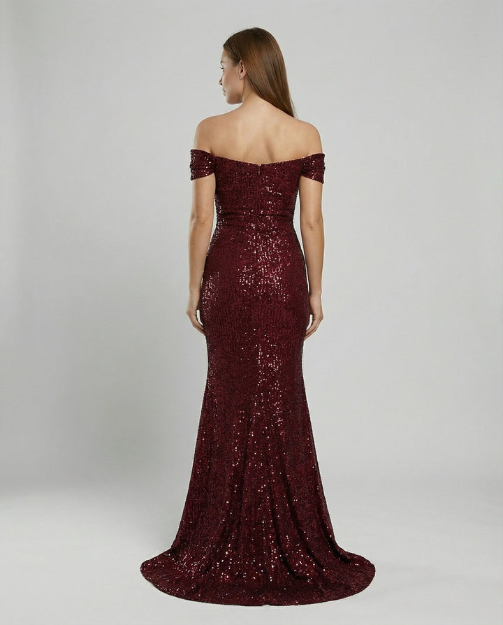 Elegantes Off Shoulder Abendkleid Damen | Echoarchiv