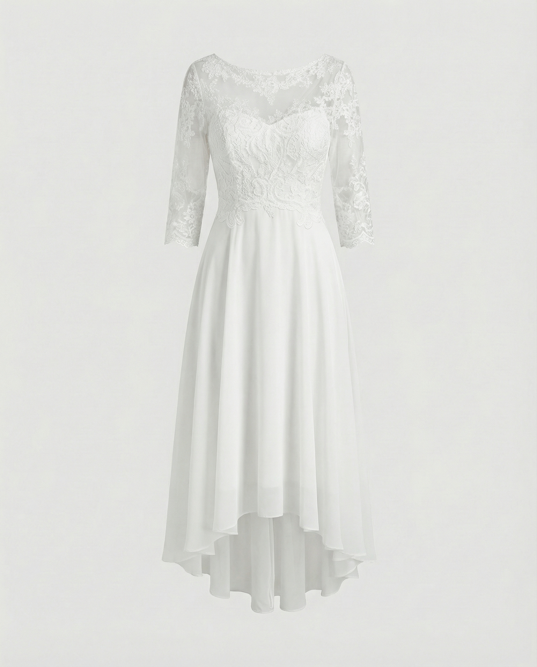 Festliches Maxikleid mit Spitzenbesatz für Damen | Echoarchiv