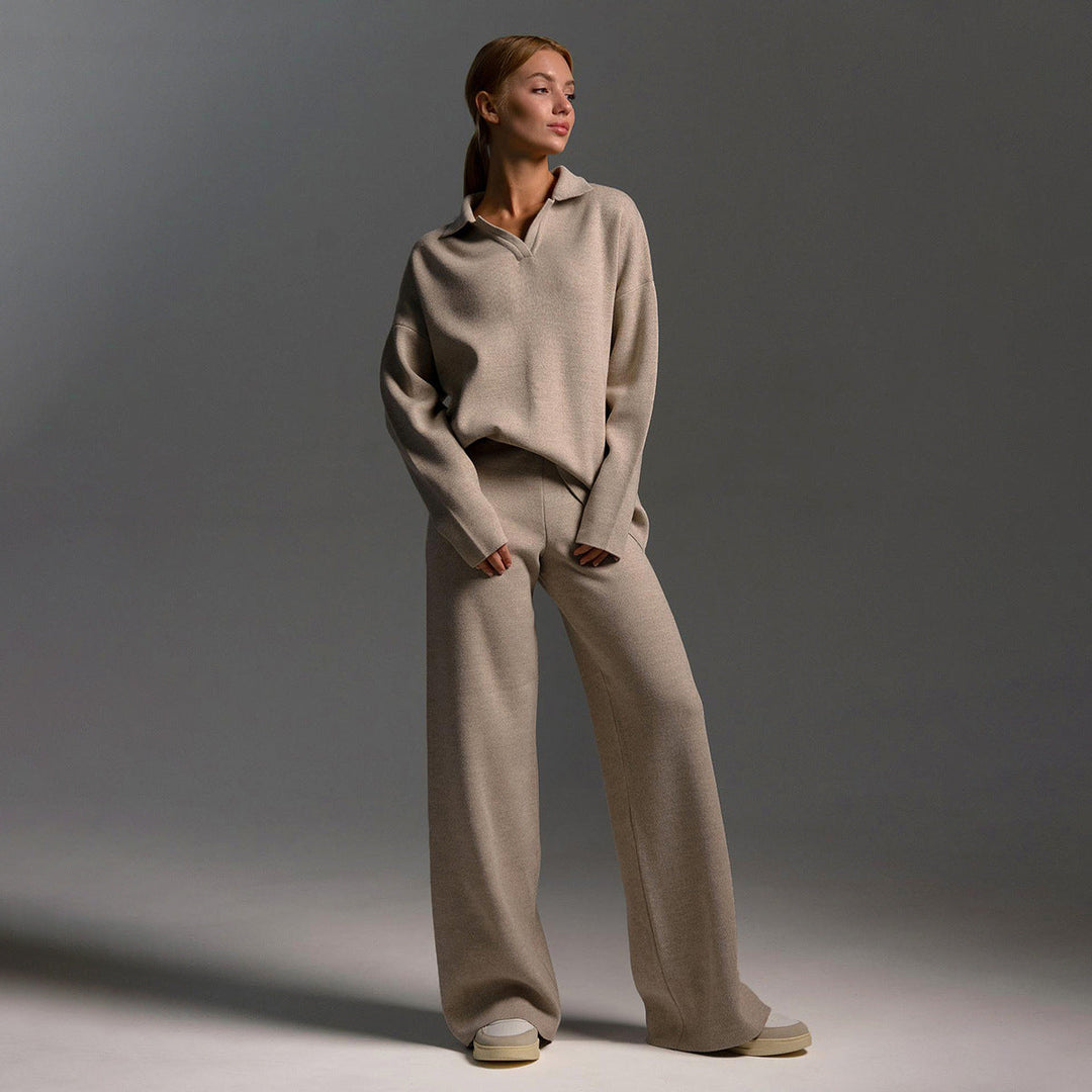 Echoarchiv | Damen-LoungewEchoarchivr-Set - Oversized SwEchoarchivtshirt und lockere Hose