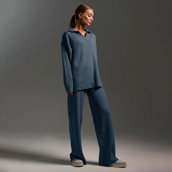 Echoarchiv | Damen-LoungewEchoarchivr-Set - Oversized SwEchoarchivtshirt und lockere Hose