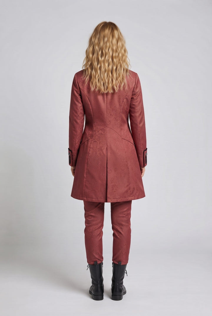 Damen stilvolles, elegantes Weste mit luxuriösen Verzierungen und asymmetrischem Schnitt Echo Archiv