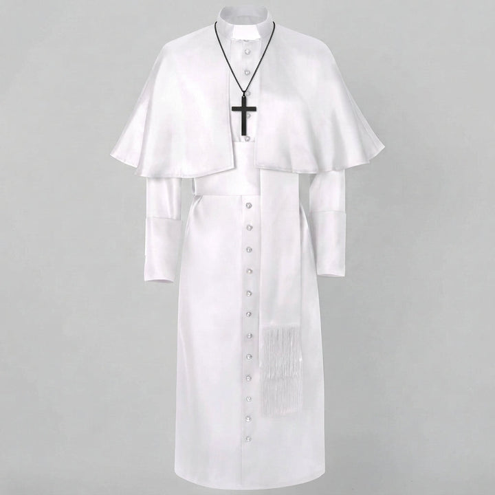 Damen Liturgisches Gewand mit eleganter Kragenpartie und stylischem Umhang Echo Archiv