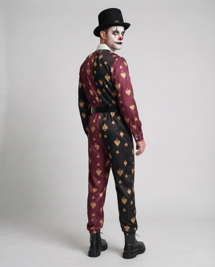 Herren Joker-Kostüm im auffälligen Design mit Spielkarten-Motiv Echo Archiv
